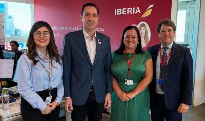 Foto: Secretário do Turismo do Ceará, Eduardo Bismarck, fortalece parceria com Iberia em reunião estratégica em Madrid