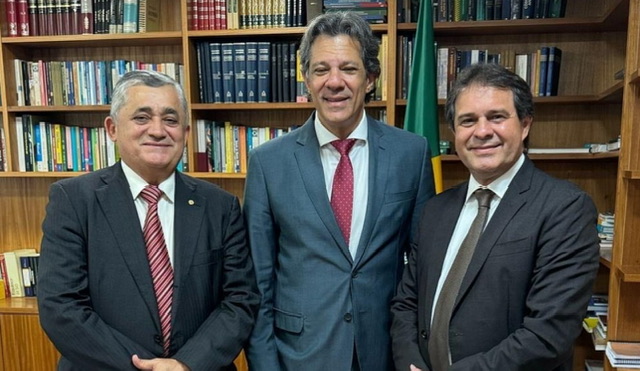 Foto: Prefeito  Evandro Leitão articula com Haddad e Guimarães novos investimentos para transformar a capital cearense