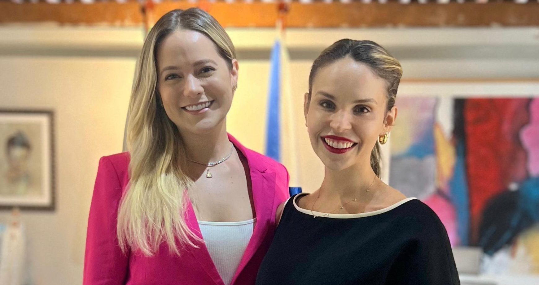 Foto: Gabriella e Tainah se reúnem para discutir parcerias em benefício de Fortaleza