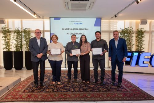 Foto: FIEC entrega Selo ESG às empresas M. Dias Branco, Olympia Água Mineral e Cobap