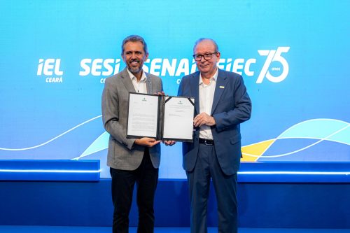 Foto: Ricardo Cavalcante recebe Elmano de Freitas para o tradicional almoço com o Governador na Casa da Indústria