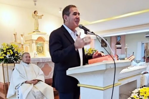 Foto: Deputado Luiz Gastão amplia protagonismo em ato religioso e reforça articulação com a Igreja no Ceará