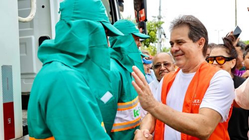 Foto: Prefeito Evandro Leitão anuncia reforma do Vila do Mar com recursos do Prêmio Capital Limpa