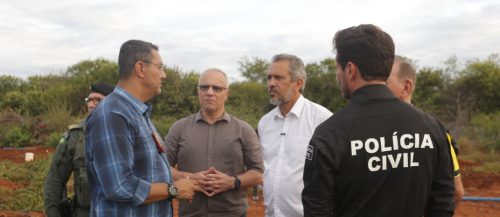 Foto: Governador Elmano acompanha destruição de plantação com 290 mil pés de maconha em Acopiara