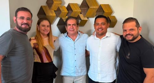 Foto: Dilmara Amaral reforça a parceria com Zezinho Albuquerque e Michael em busca de investimentos para Limoeiro do Norte
