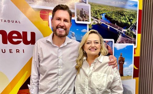 Foto: Presidente da Alece Romeu Aldigueri fortalece articulação em Quixadá ao lado da advogada Fabiana Pacheco