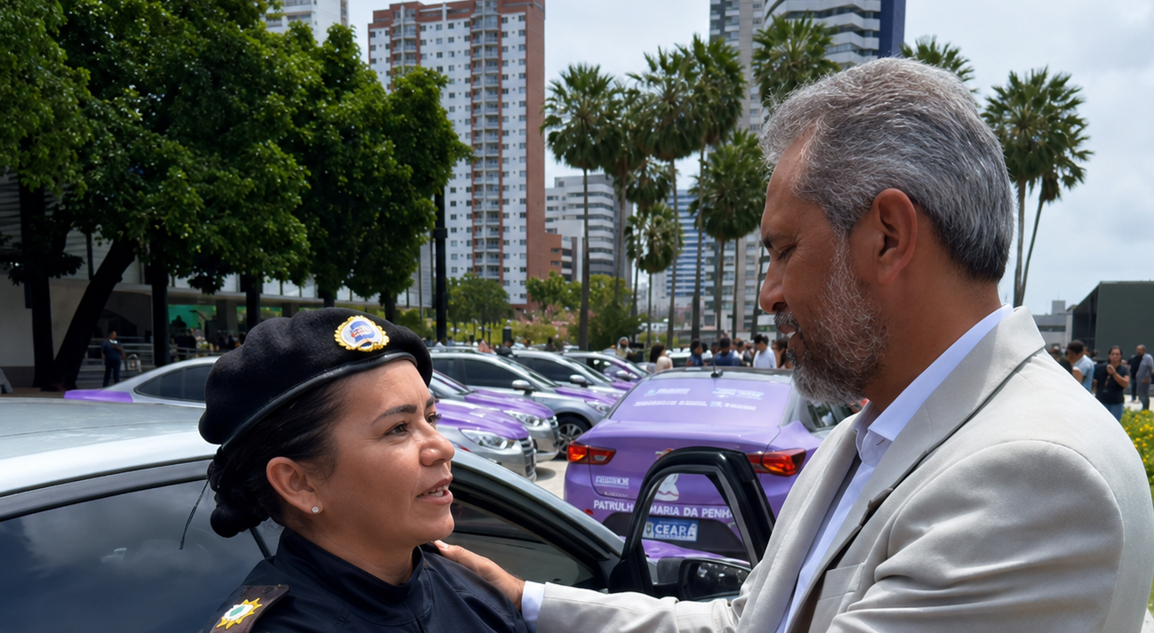Foto: Governador Elmano de Freitas reforça combate à violência contra a mulher nos 20 anos da Lei Maria da Penha