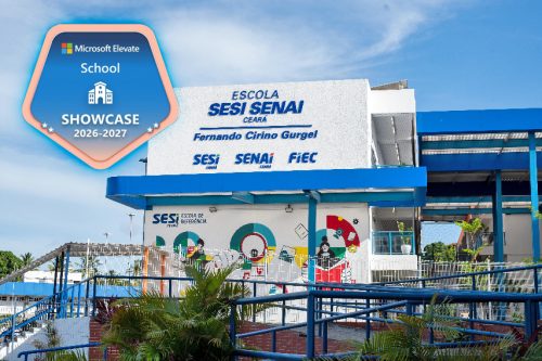 Foto: SESI Ceará renova certificação Microsoft Showcase School em todas as escolas e conquista 2º lugar nacional em professores certificados